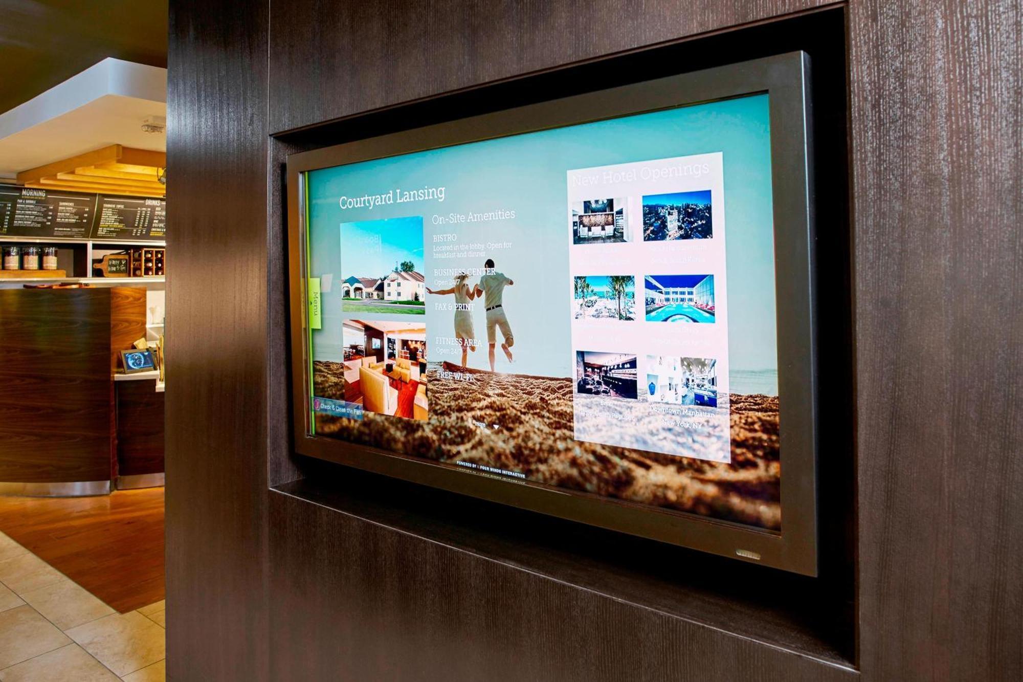 Courtyard By Marriott Lansing Hotell Exteriör bild